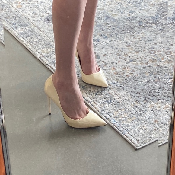 Cream patent l’intervalle stilettos - Picture 3 of 7